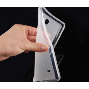 Силиконовый матовый полупрозрачный чехол для Huawei MediaPad T1 7.0/T2 7.0 Белый