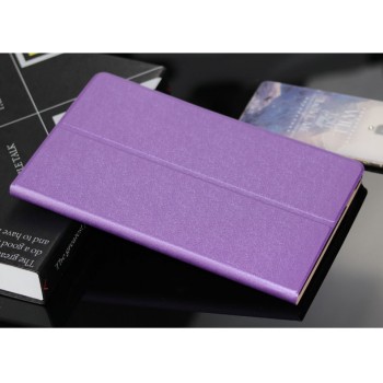 Чехол книжка подставка на непрозрачной поликарбонатной основе для Lenovo Tab 3 8 Plus Фиолетовый