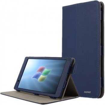 Чехол книжка подставка текстура Узоры с рамочной защитой экрана и крепежом для стилуса для Lenovo Tab 3 8 Plus Синий