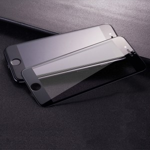 3D полноэкранное ультратонкое износоустойчивое сколостойкое олеофобное защитное стекло для Iphone 7/8/Iphone SE (2020)/SE (2022) Черный