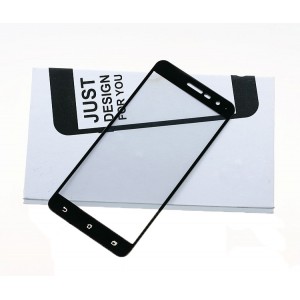 3D полноэкранное ультратонкое износоустойчивое сколостойкое олеофобное защитное стекло для Asus ZenFone 3 5.5 Черный