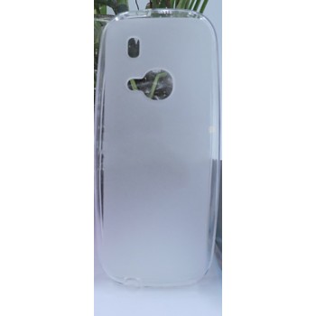 Силиконовый матовый полупрозрачный чехол для Nokia 3310 Белый