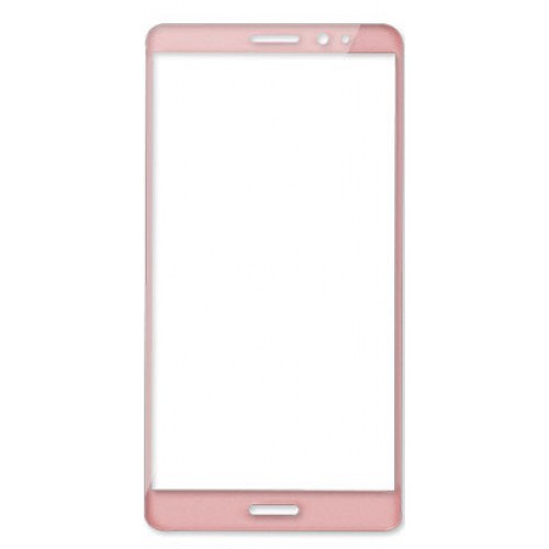 Полноэкранное ультратонкое износоустойчивое сколостойкое олеофобное защитное стекло-пленка для Huawei Mate 8, цвет Розовый