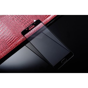 3D полноэкранное ультратонкое износоустойчивое сколостойкое олеофобное защитное стекло для Samsung Galaxy A7 (2016) Черный