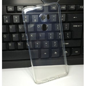 Силиконовый глянцевый транспарентный чехол для HTC One X10