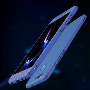 Сборный матовый пластиковый чехол для Huawei Nova 2 Plus Синий