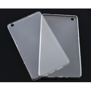 Силиконовый матовый полупрозрачный чехол для Huawei MediaPad M3 Lite 8  Белый