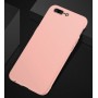 Пластиковый непрозрачный матовый чехол с допзащитой торцов для OnePlus 5, цвет Розовый
