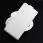 Чехол вертикальная книжка на силиконовой основе с отсеком для карт на магнитной защелке для HTC One X10 , цвет Белый