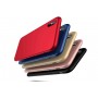 Силиконовый матовый непрозрачный чехол для Iphone X 10/XS, цвет Красный