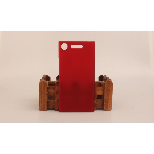 Пластиковый непрозрачный матовый чехол для Sony Xperia XZ1 Compact, цвет Красный