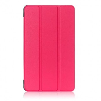 Сегментарный чехол книжка подставка на непрозрачной поликарбонатной основе для Huawei MediaPad T3 7 Пурпурный