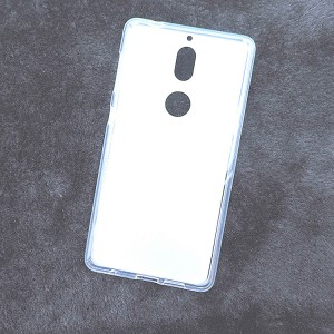 Силиконовый матовый полупрозрачный чехол для Nokia 7