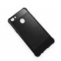 Силиконовый матовый непрозрачный дизайнерский фигурный чехол с усиленными углами для OPPO F5, цвет Черный