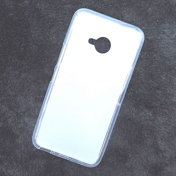 Силиконовый матовый полупрозрачный чехол для HTC U11 Life Белый