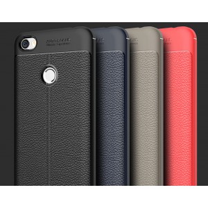 Силиконовый чехол накладка для Xiaomi RedMi Note 5A/Prime/Pro с текстурой кожи