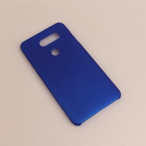 Пластиковый непрозрачный матовый чехол для LG V30  Синий