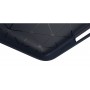 Силиконовый матовый непрозрачный дизайнерский фигурный чехол с текстурным покрытием Металлик для Huawei Honor 7X, цвет Черный
