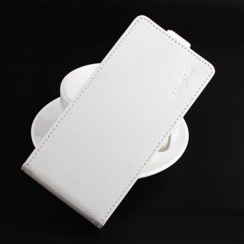 Чехол вертикальная книжка на силиконовой основе на магнитной защелке для Samsung Galaxy J7 Neo  Белый