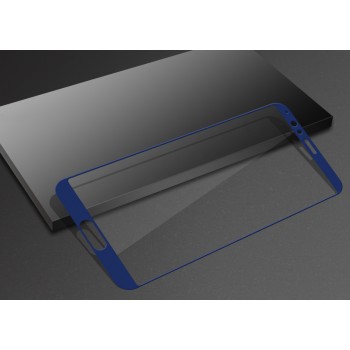 3D полноэкранное ультратонкое износоустойчивое сколостойкое олеофобное защитное стекло для Huawei Honor View 10 Синий