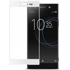 3D полноэкранное ультратонкое износоустойчивое сколостойкое олеофобное защитное стекло для Sony Xperia XA1 Ultra Белый