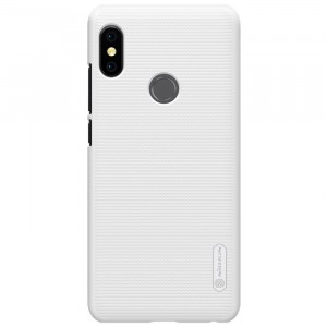 Пластиковый непрозрачный матовый нескользящий премиум чехол для Xiaomi RedMi Note 5/5 Pro Белый