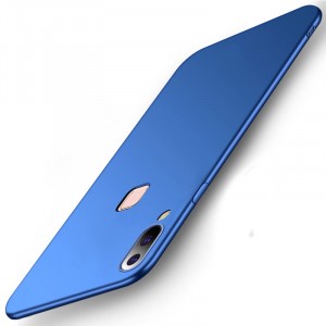Силиконовый матовый непрозрачный чехол для Vivo V9 Синий