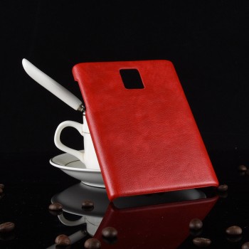 Чехол задняя накладка для Blackberry Passport с текстурой кожи крокодила Красный