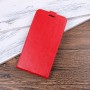 Винтажный чехол вертикальная книжка на силиконовой основе с отсеком для карт на магнитной защелке для HTC Desire 12 Plus, цвет Красный