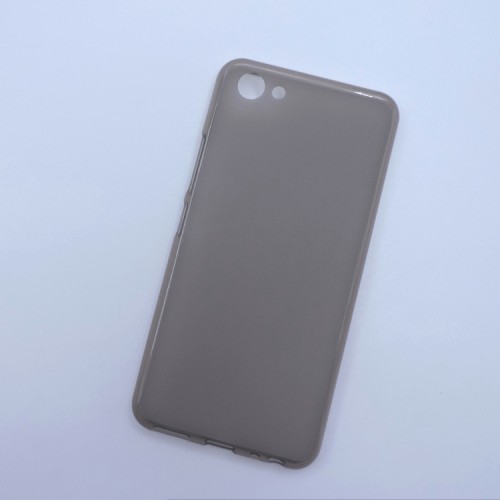 Силиконовый матовый полупрозрачный чехол для Vivo Y81, цвет Серый