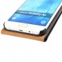 Чехол вертикальная книжка на пластиковой основе на магнитной защелке для Samsung Galaxy A8, цвет Черный