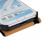 Чехол вертикальная книжка на пластиковой основе на магнитной защелке для Samsung Galaxy Note 2