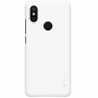 Пластиковый непрозрачный матовый нескользящий премиум чехол для Xiaomi Mi A2/Mi6X , цвет Белый