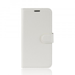 Чехол портмоне подставка на силиконовой основе с отсеком для карт на магнитной защелке для Iphone Xs Max Белый