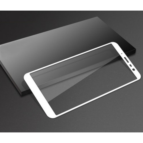 3D полноэкранное ультратонкое износоустойчивое сколостойкое олеофобное защитное стекло для Meizu M6T, цвет Белый