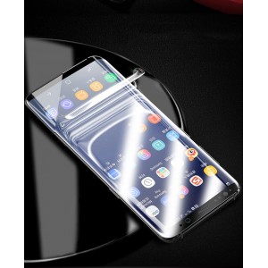 Экстразащитная термопластичная саморегенерирующаяся уретановая пленка на плоскую и изогнутые поверхности экрана для Samsung Galaxy A6 Plus