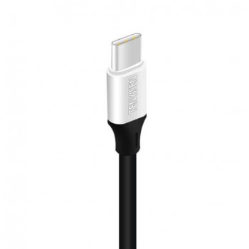 Интерфейсный кабель USB Type-C 1м 2А с допзащитой от перетирания Черный