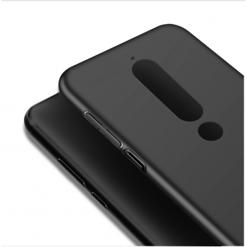 Силиконовый матовый непрозрачный чехол для Nokia 3.1 Plus