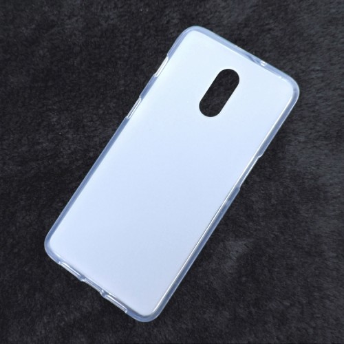 Силиконовый матовый полупрозрачный чехол для OnePlus 6T, цвет Белый