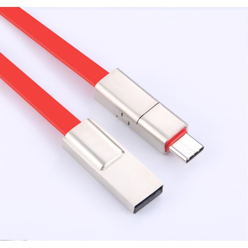 Интерфейсный антизапутываемый силиконовый кабель плоского сечения USB Type-C 1.5м разборного типа для многоразового использования