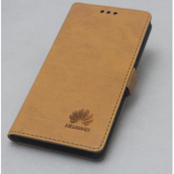 Винтажный кожаный чехол горизонтальная книжка подставка на силиконовой основе на магнитной защелке для Huawei Honor 6C 