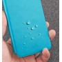 Чехол горизонтальная книжка на силиконовой основе для Xiaomi Mi 8 Pro, цвет Голубой