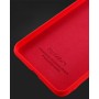 Матовый силиконовый чехол для Huawei Honor 8C с покрытием софт-тач, цвет Красный