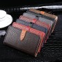 Чехол портмоне подставка текстура Крокодил на силиконовой основе с отсеком для карт на магнитной защелке для Meizu M8 Lite 