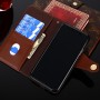 Винтажный чехол портмоне подставка на силиконовой основе с отсеком для карт на крепежной застежке для Meizu M8 Lite