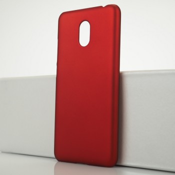 Пластиковый непрозрачный матовый чехол для Meizu M6 Красный