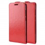 Чехол вертикальная книжка на силиконовой основе с отсеком для карт на магнитной защелке для ASUS ZenFone Max Pro M2, цвет Красный