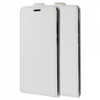 Вертикальный чехол-книжка для Samsung Galaxy S10 с отделениями для карт и магнитной защелкой Белый