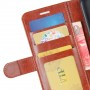 Чехол портмоне подставка на силиконовой основе с отсеком для карт на магнитной защелке для Huawei Mate 10, цвет Красный