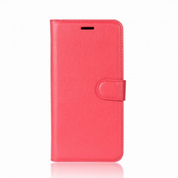 Чехол портмоне подставка на силиконовой основе с отсеком для карт на магнитной защелке для Iphone 6 Plus/6s Plus Красный